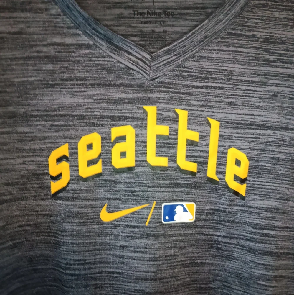 Nike Womens Dri-Fit Seattle Mariners City Connect Shirt - Picture 3 of 5